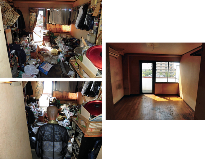 御供養後、整理作業